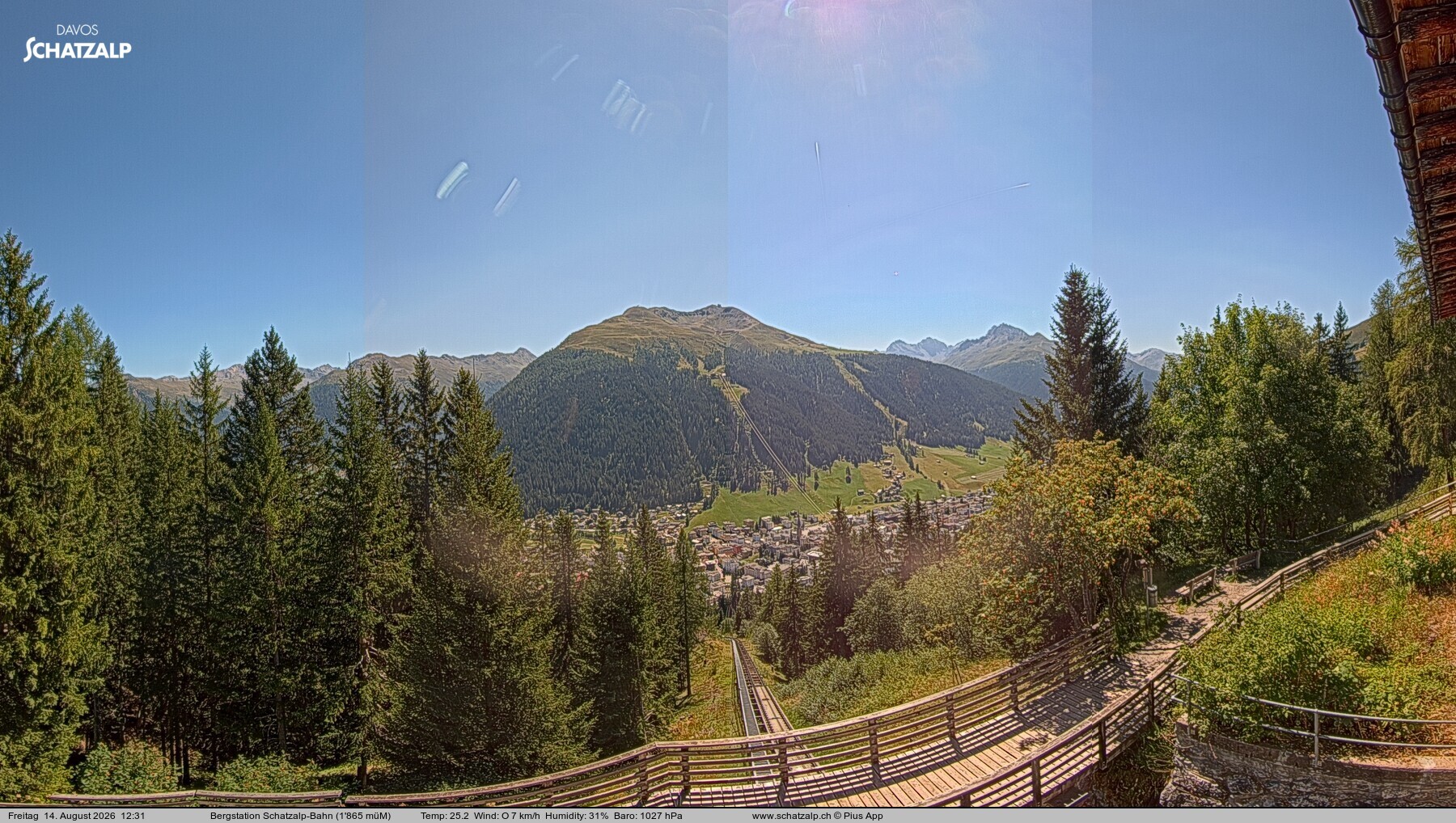 Archiv Foto Webcam Schatzalp