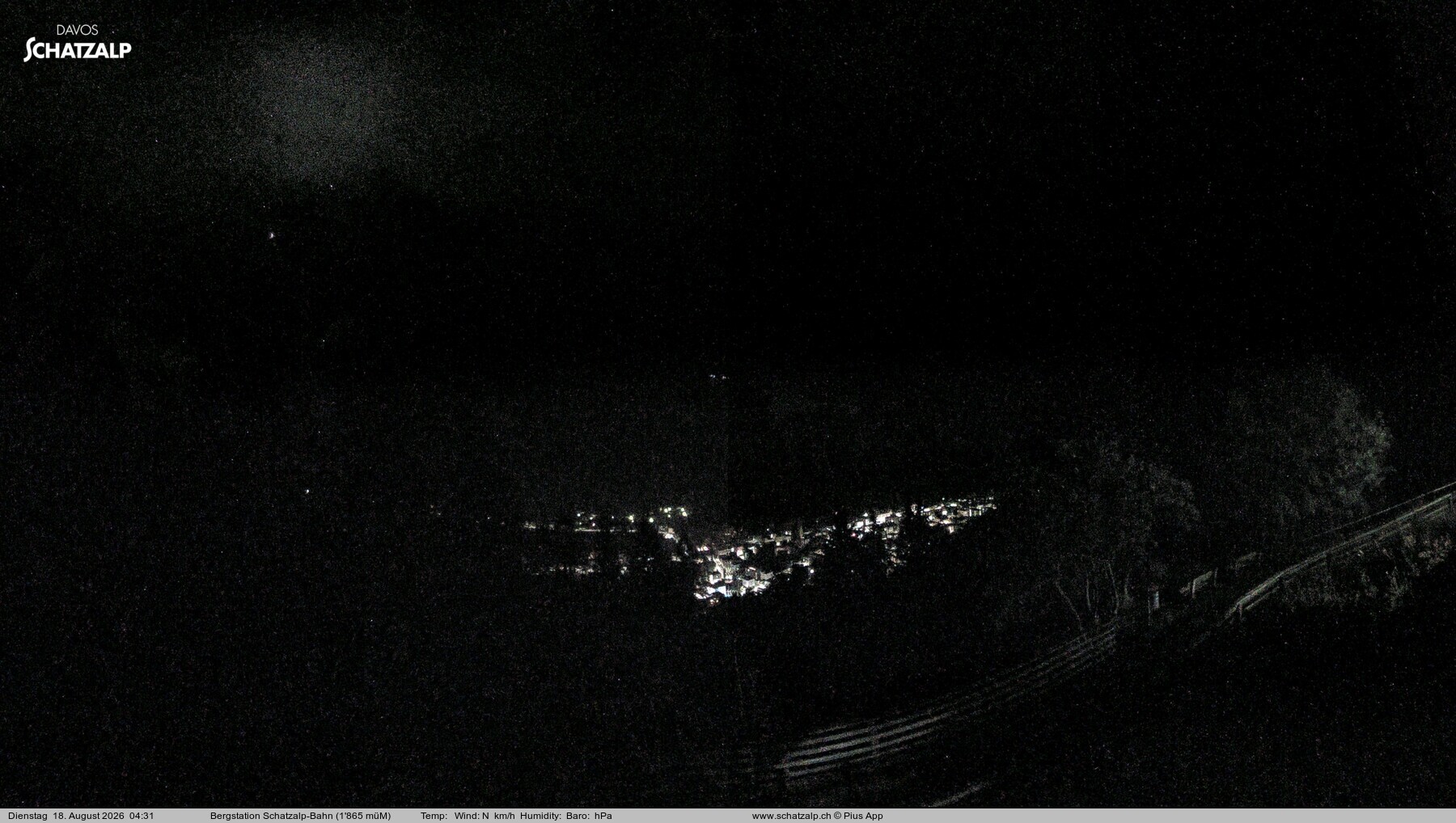 Archiv Foto Webcam Schatzalp