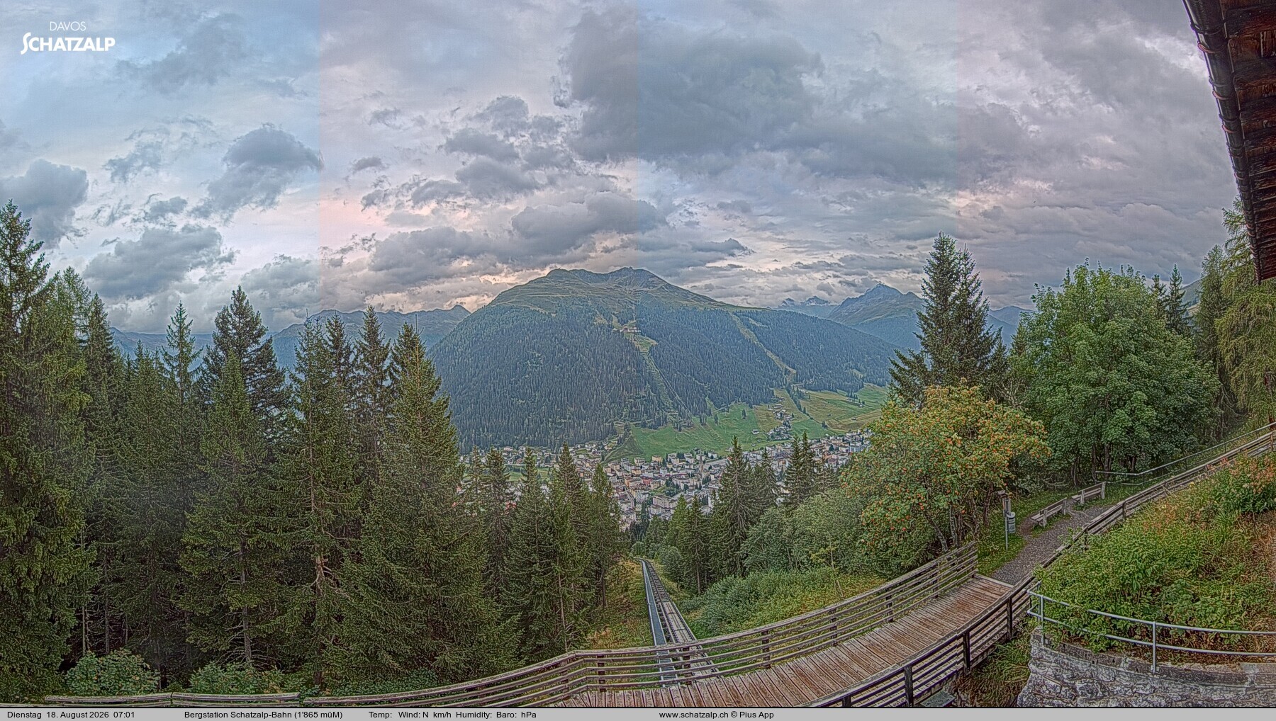 Archiv Foto Webcam Schatzalp