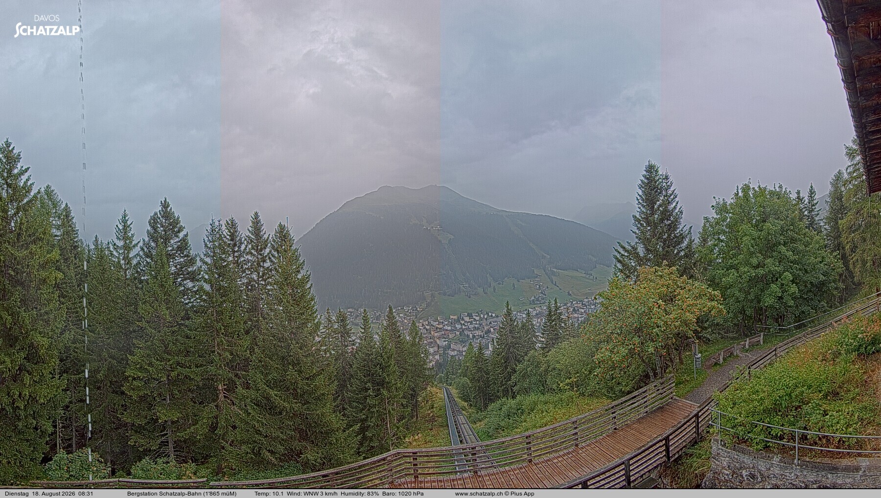 Archiv Foto Webcam Schatzalp