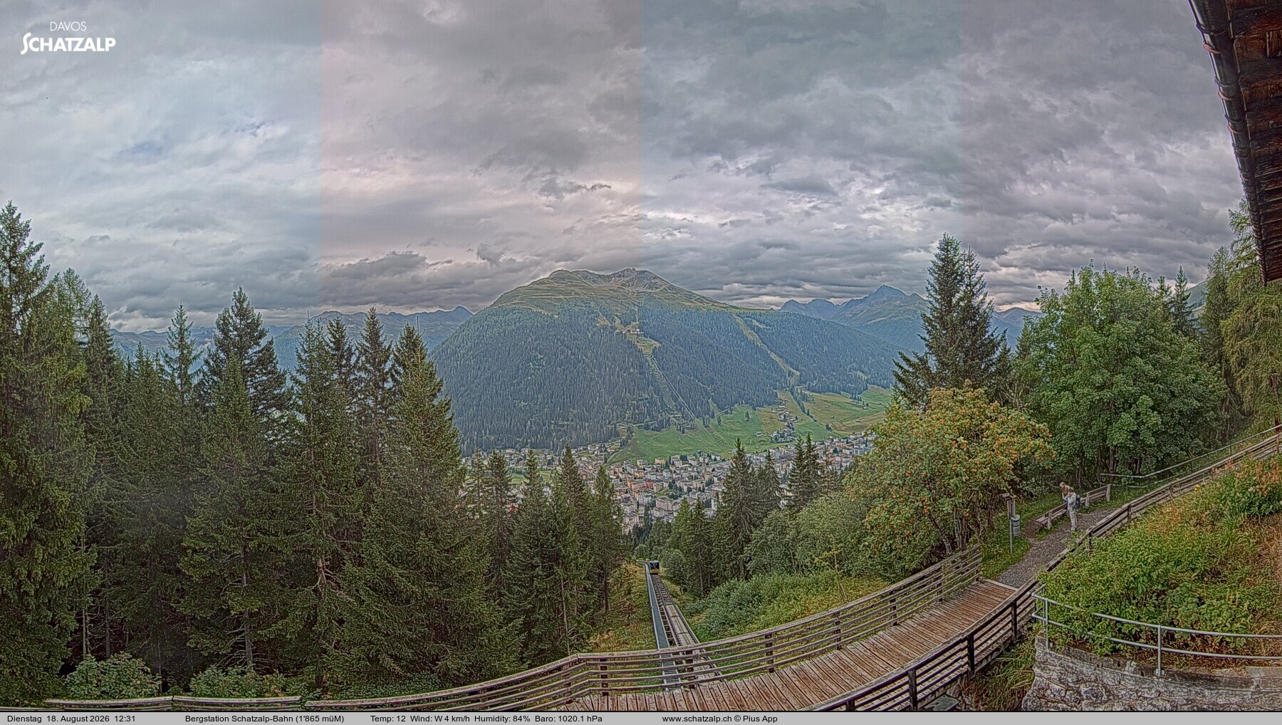 Archiv Foto Webcam Schatzalp