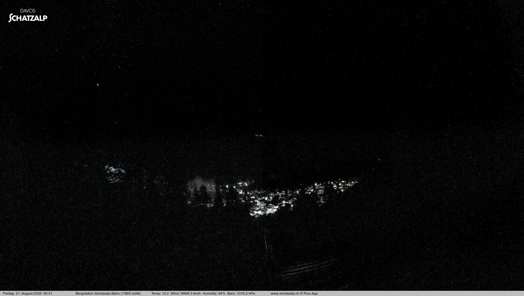 Archiv Foto Webcam Schatzalp