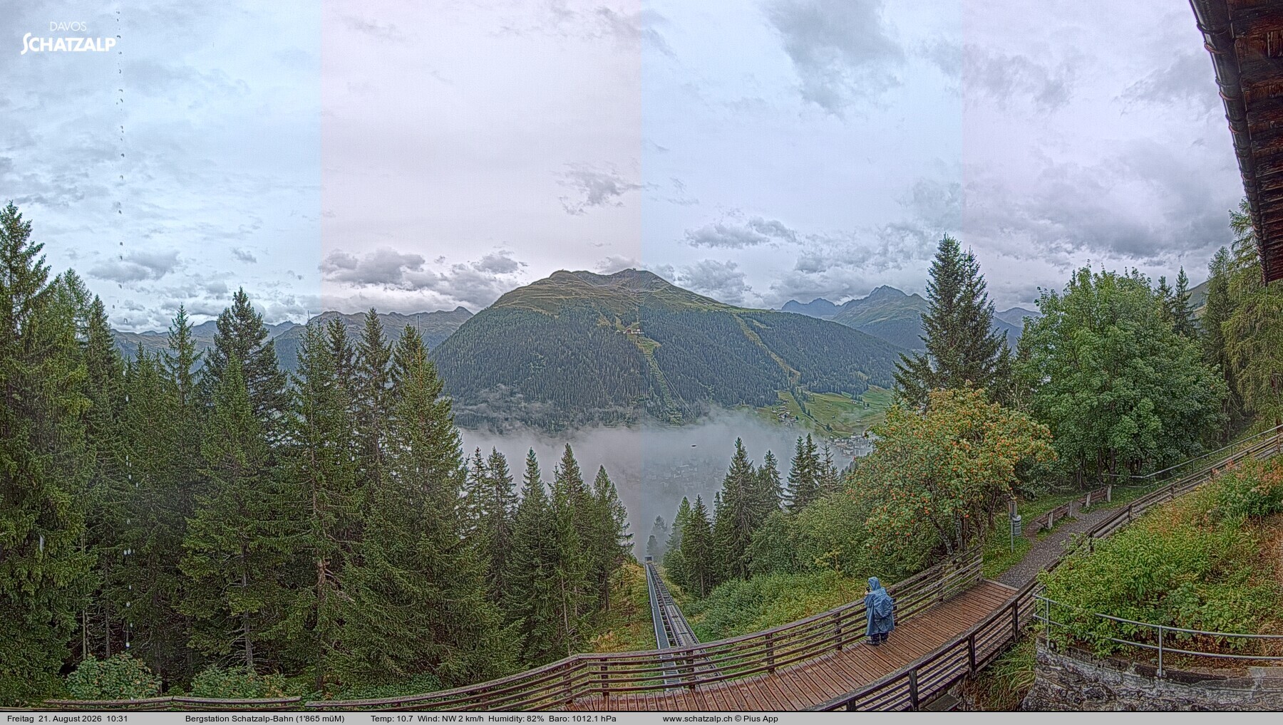 Archiv Foto Webcam Schatzalp