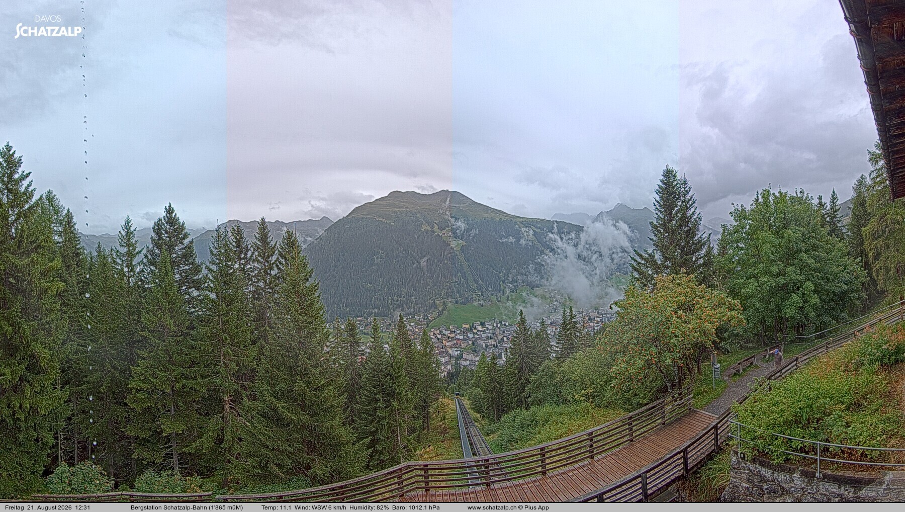 Archiv Foto Webcam Schatzalp