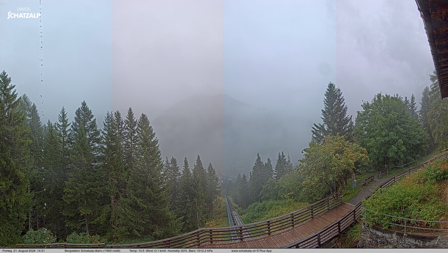 Archiv Foto Webcam Schatzalp