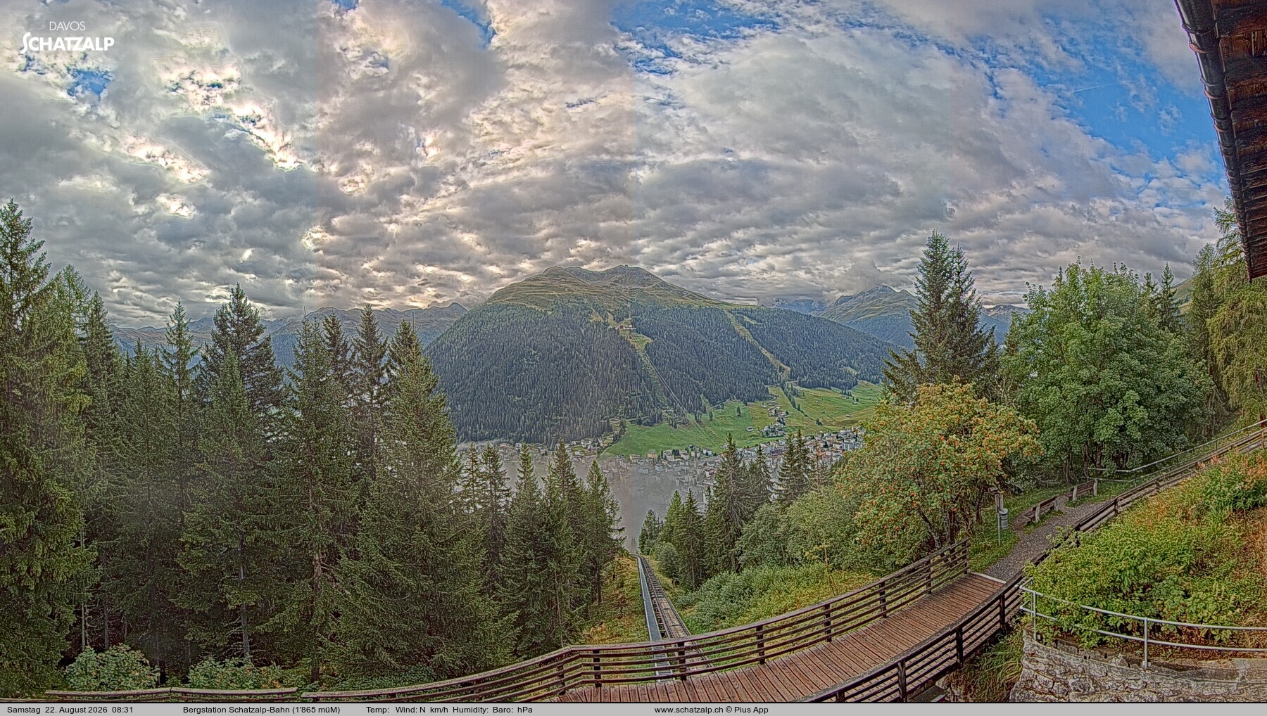 Archived image Webcam at Schatzalp