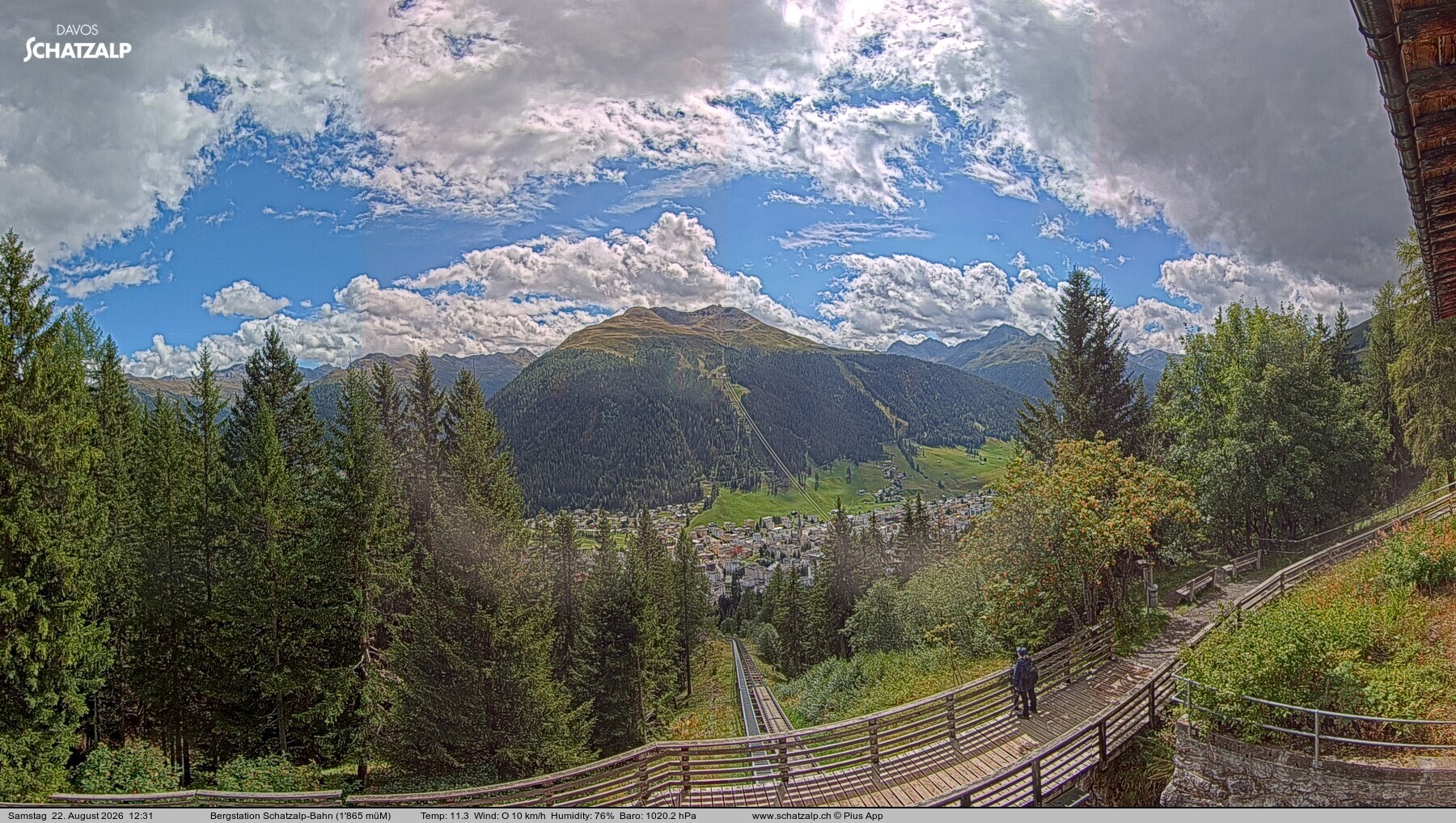 Archived image Webcam at Schatzalp