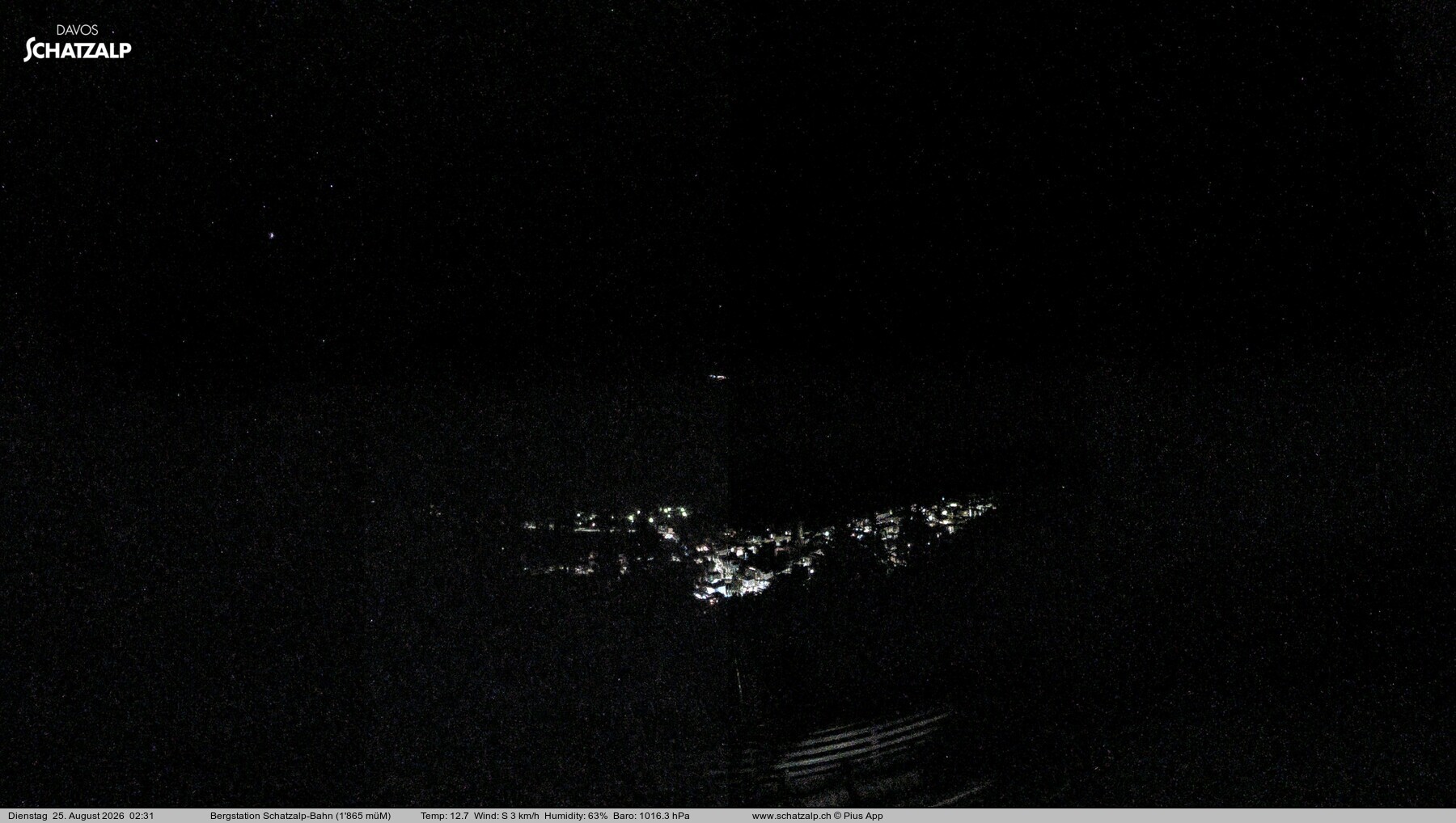 Archived image Webcam at Schatzalp