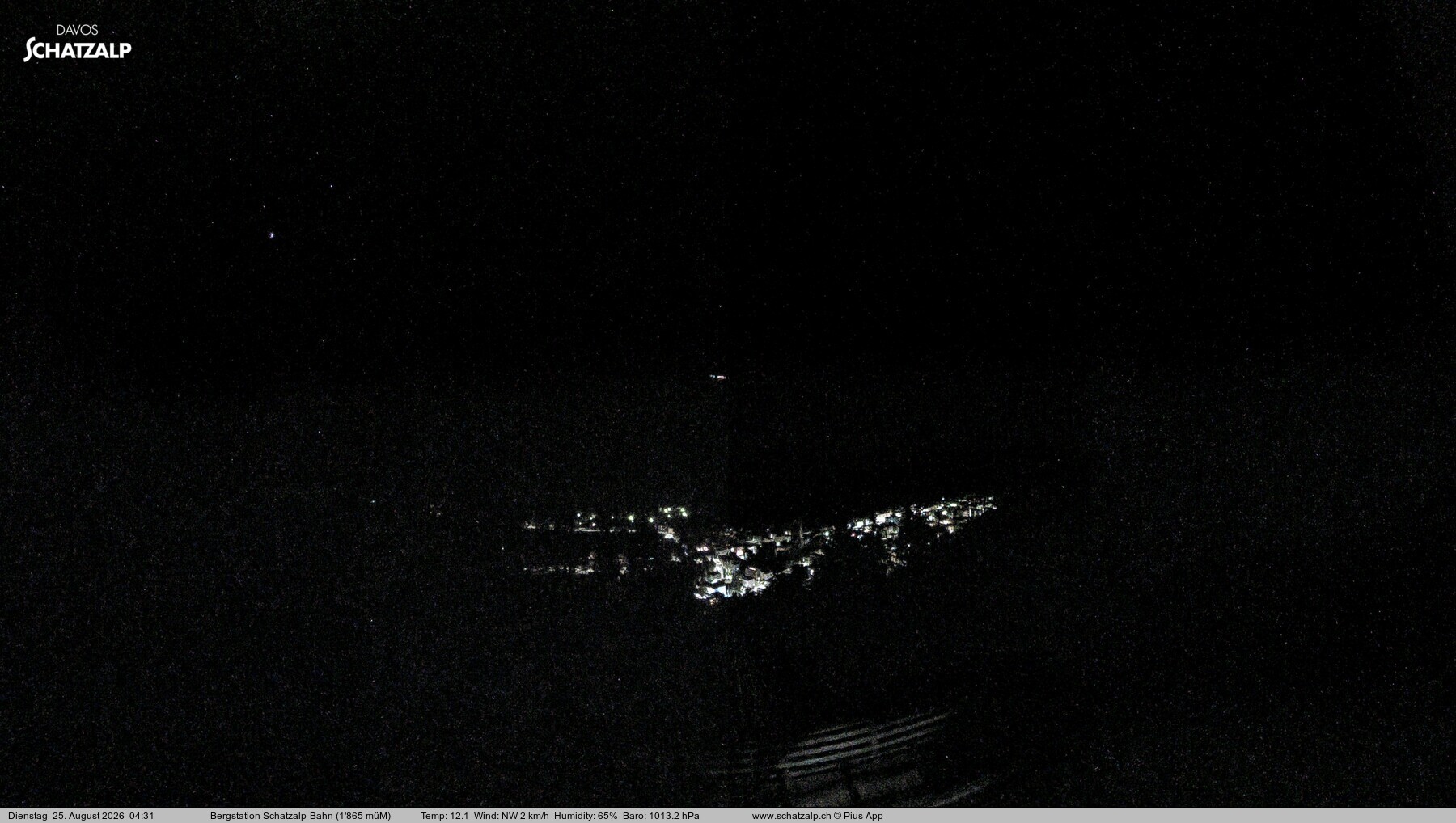 Archived image Webcam at Schatzalp