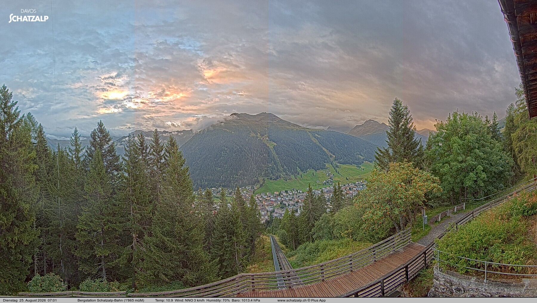 Archived image Webcam at Schatzalp