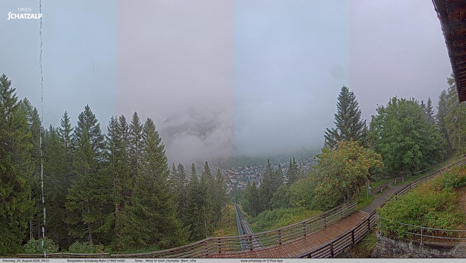 Archived image Webcam at Schatzalp