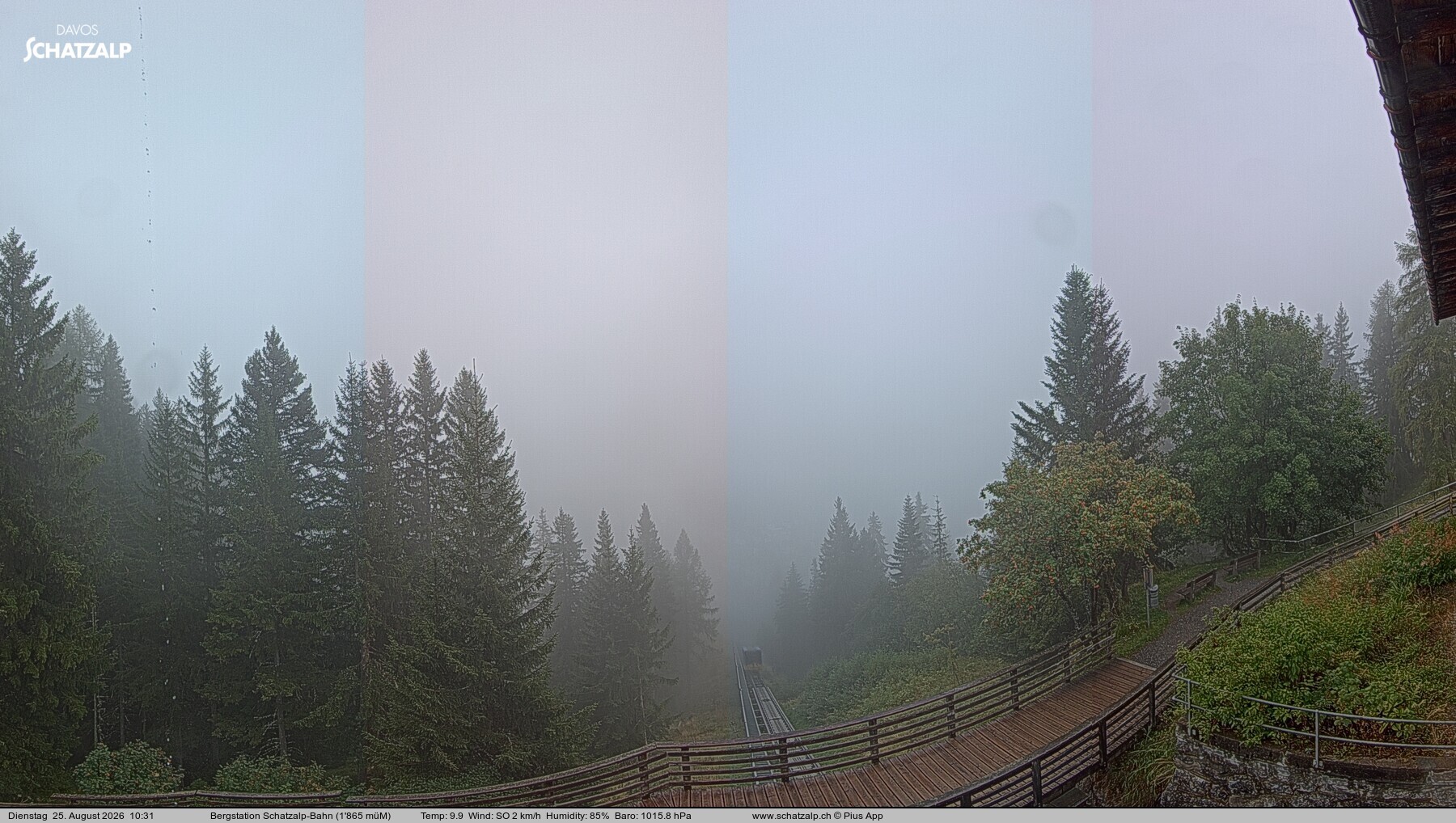 Archived image Webcam at Schatzalp