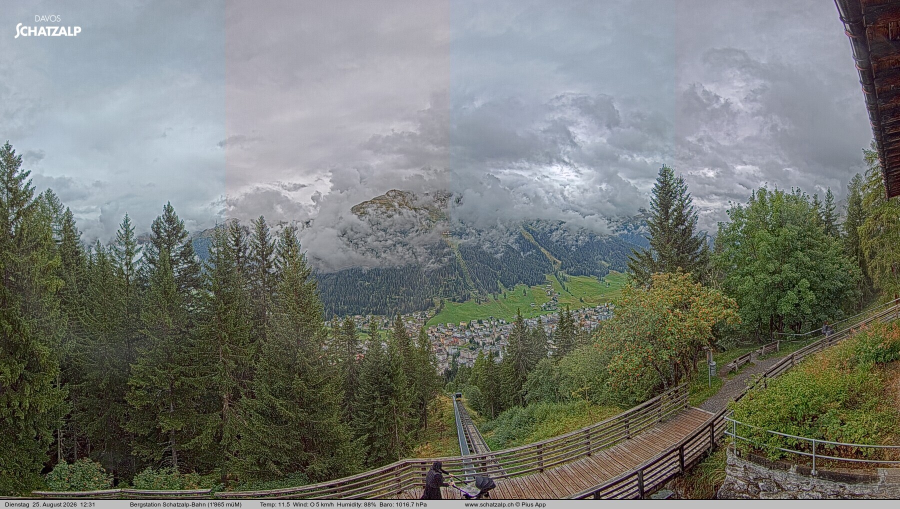 Archived image Webcam at Schatzalp
