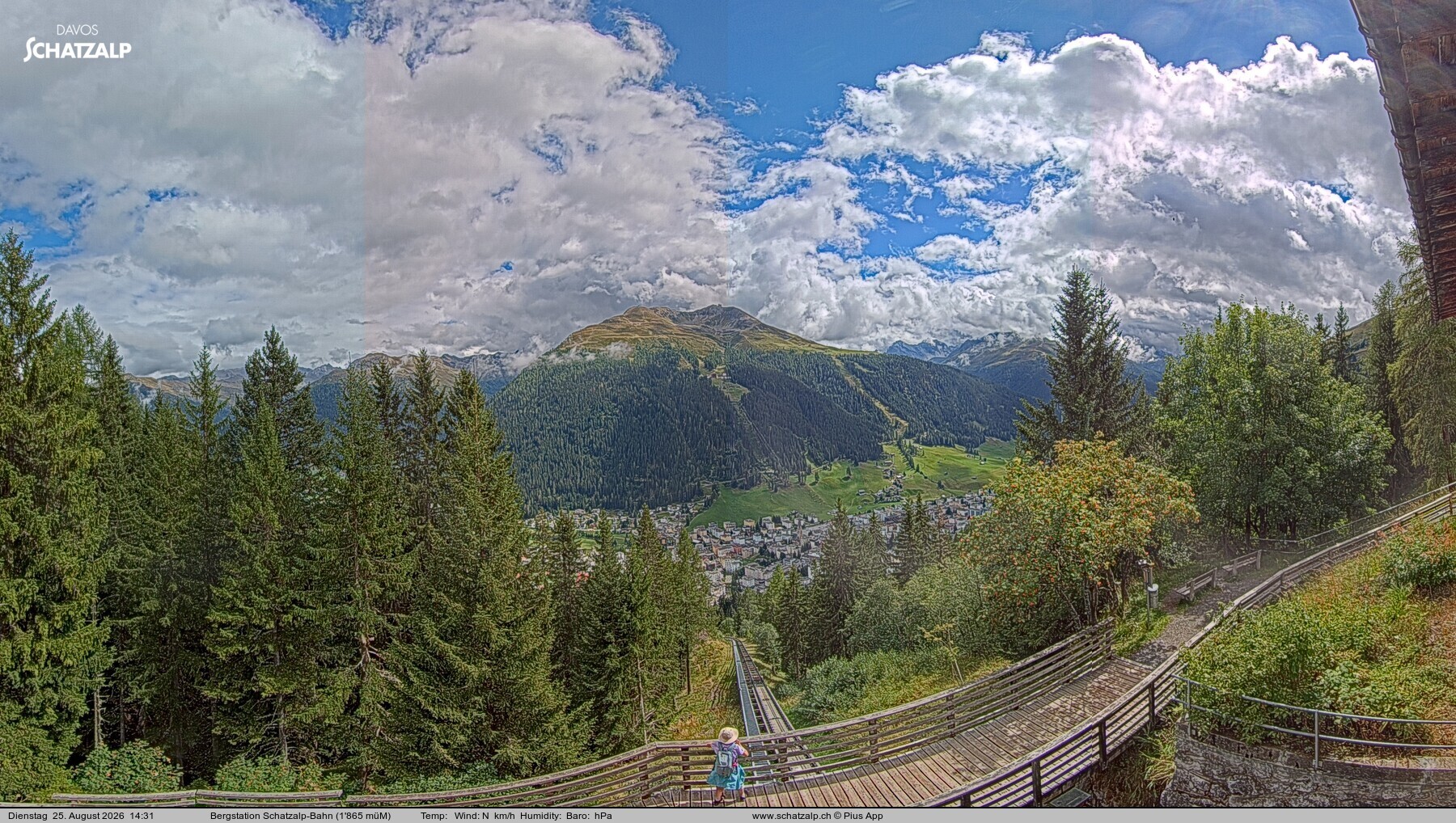 Archived image Webcam at Schatzalp