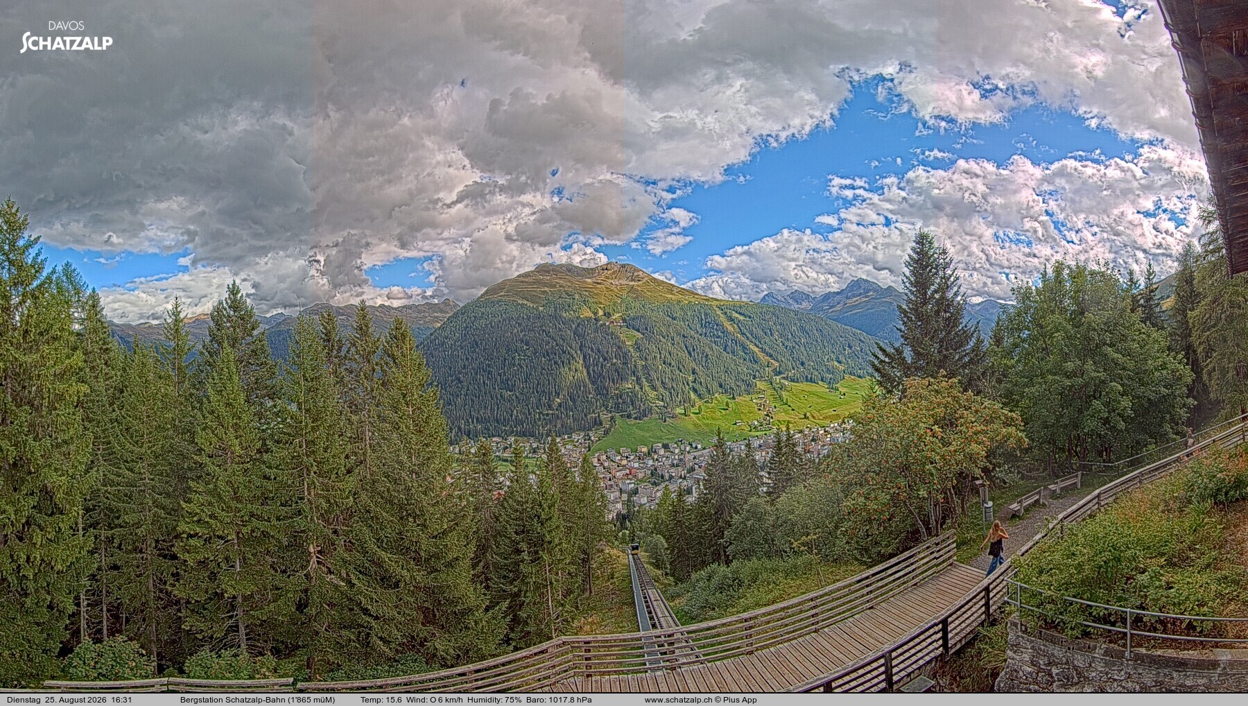Archived image Webcam at Schatzalp