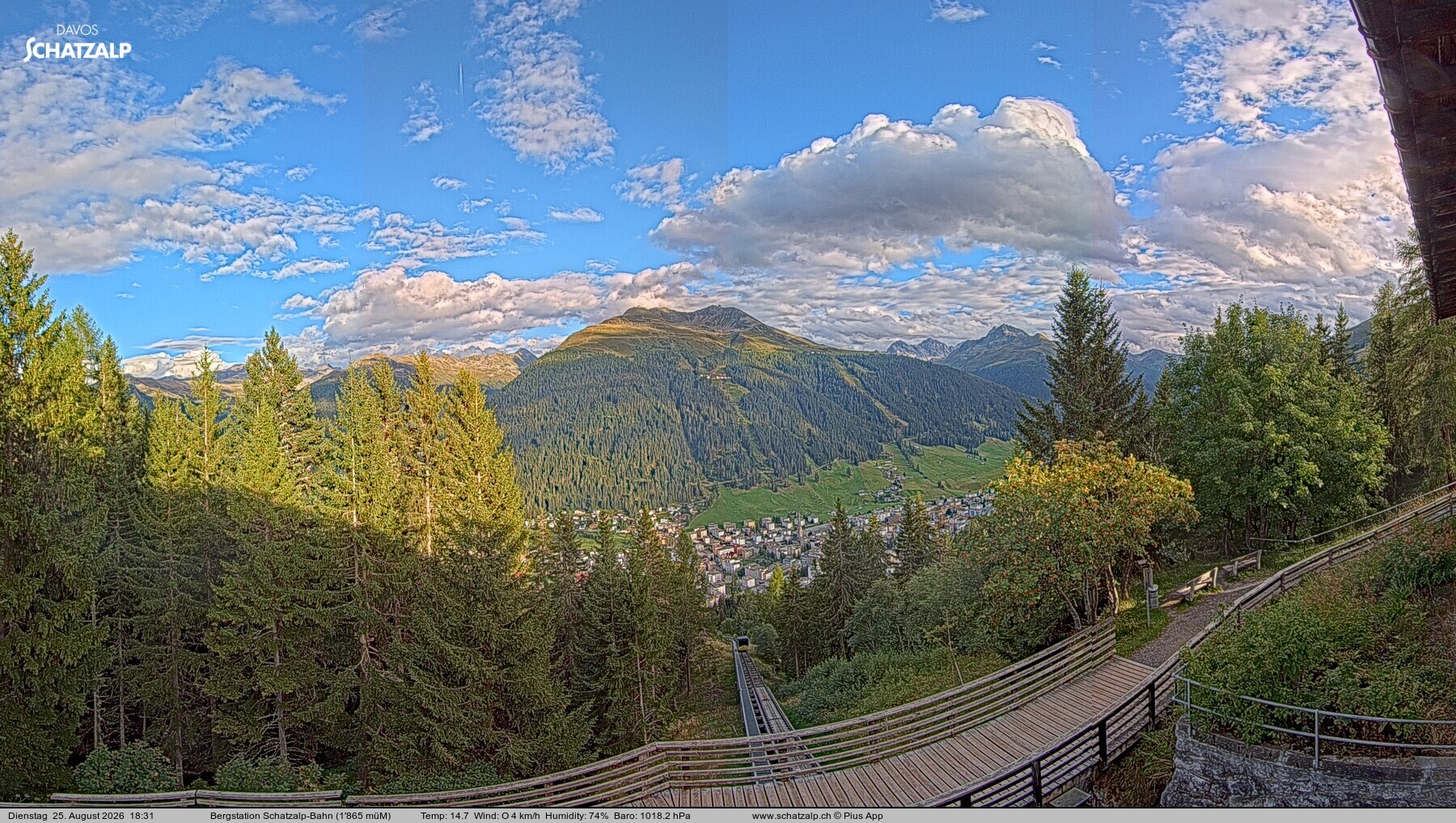 Archived image Webcam at Schatzalp