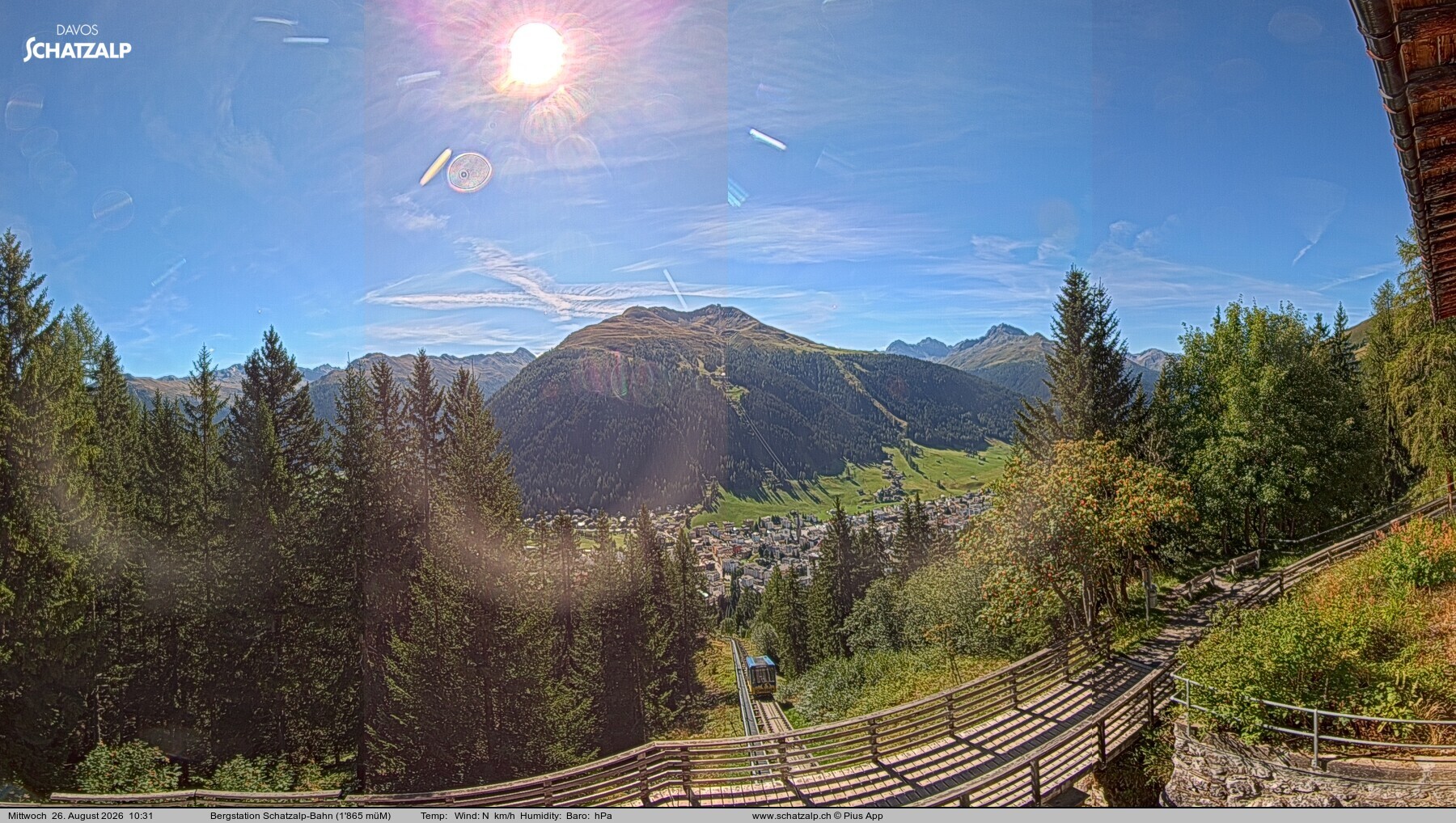 Archiv Foto Webcam Schatzalp