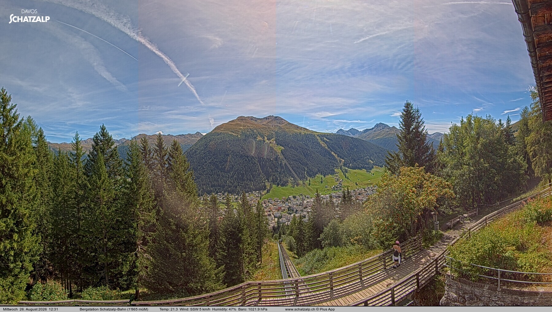 Archiv Foto Webcam Schatzalp