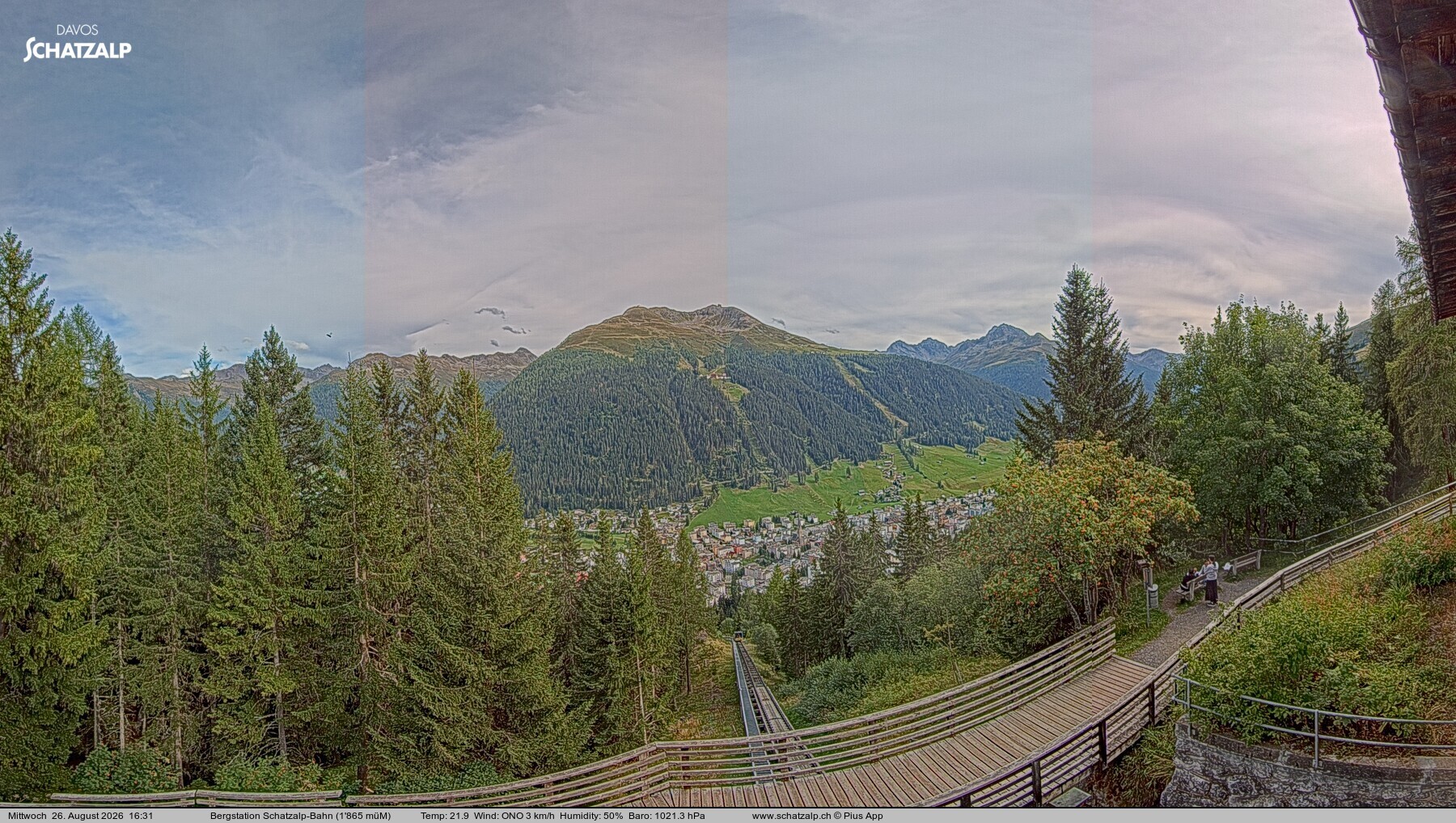 Archiv Foto Webcam Schatzalp