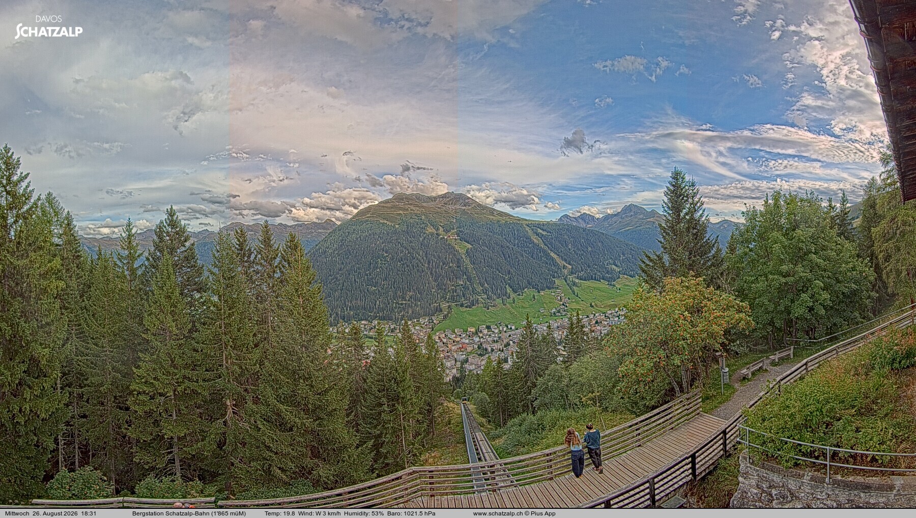 Archiv Foto Webcam Schatzalp