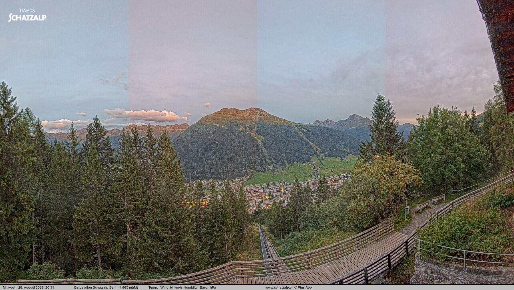 Archived image Webcam at Schatzalp