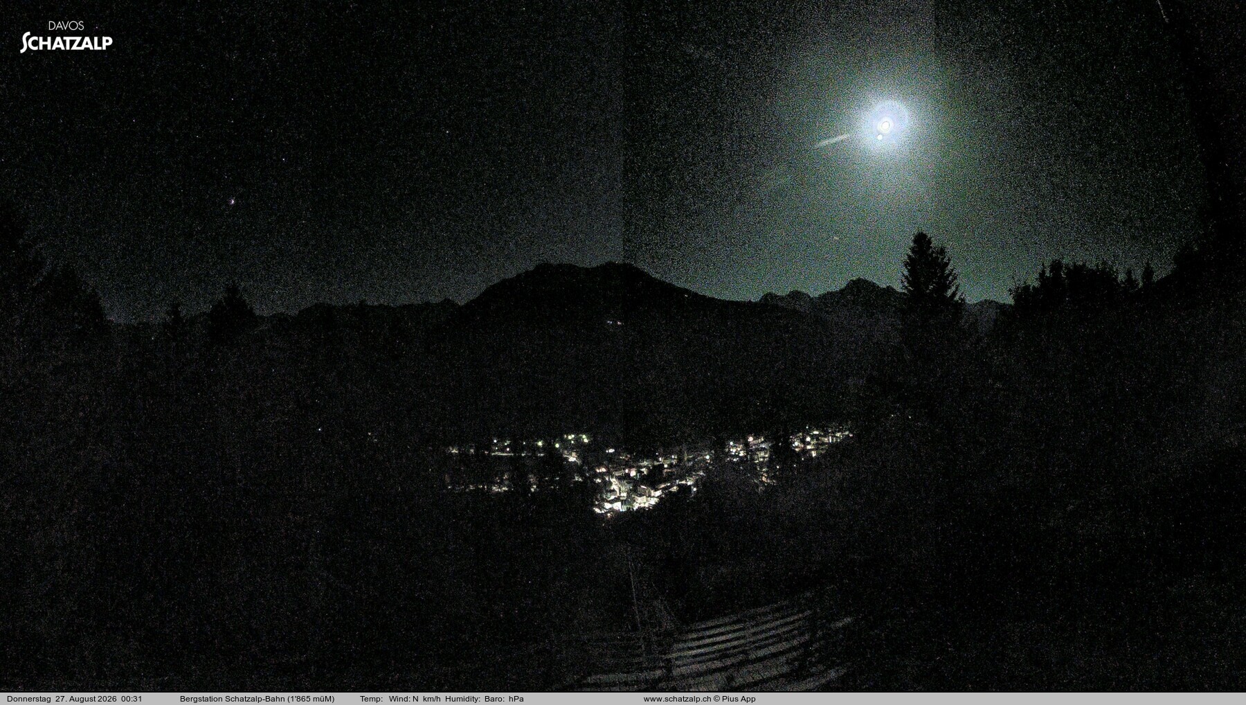 Archived image Webcam at Schatzalp