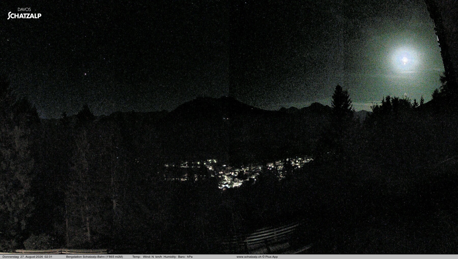 Archived image Webcam at Schatzalp