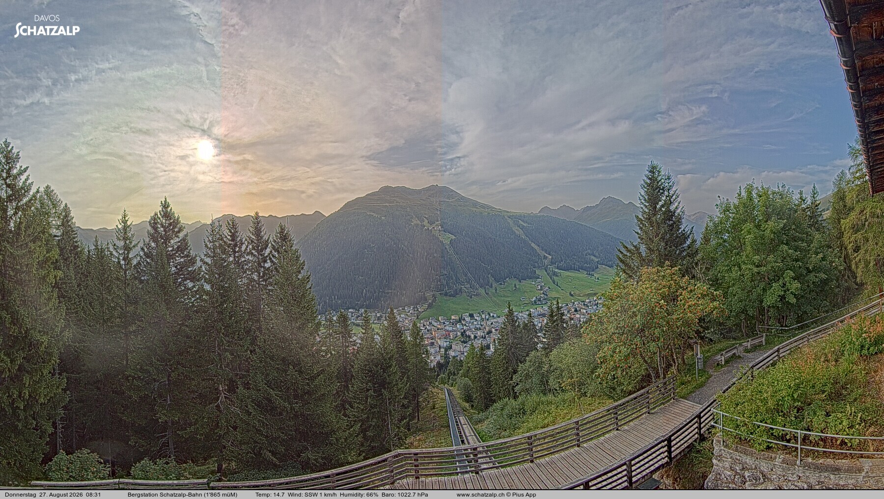 Archiv Foto Webcam Schatzalp