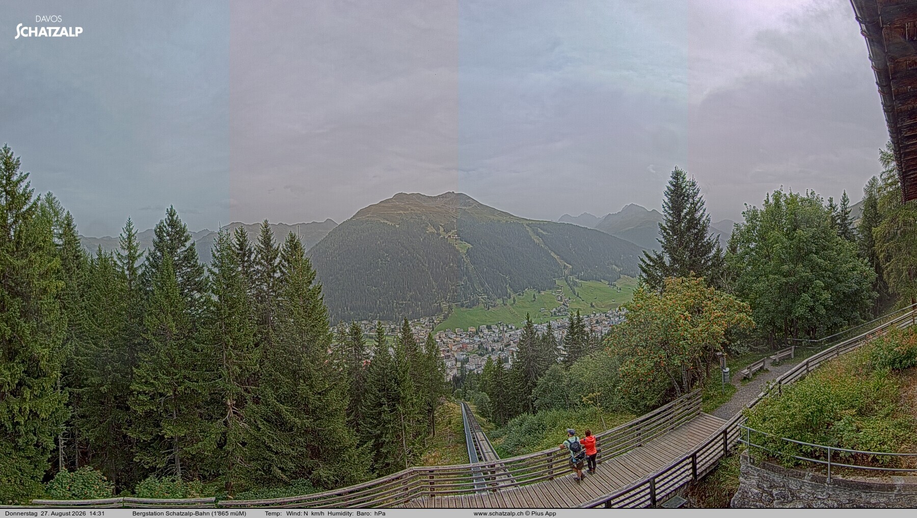 Archiv Foto Webcam Schatzalp