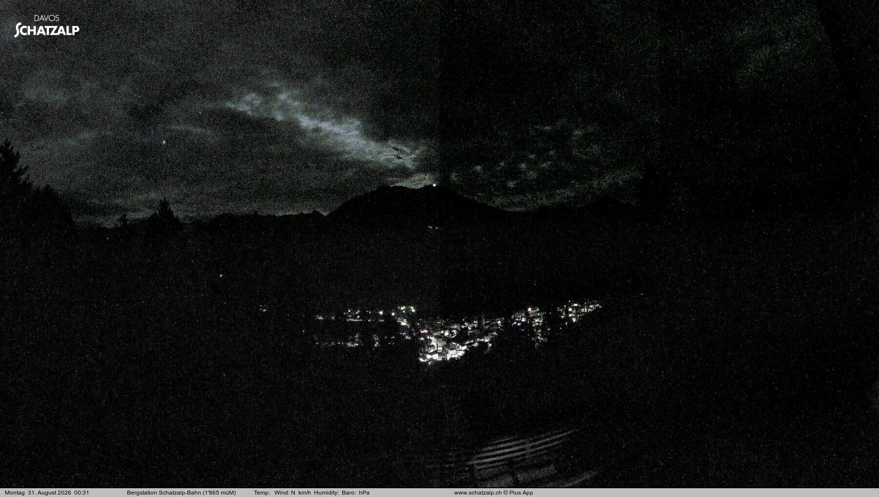 Archived image Webcam at Schatzalp