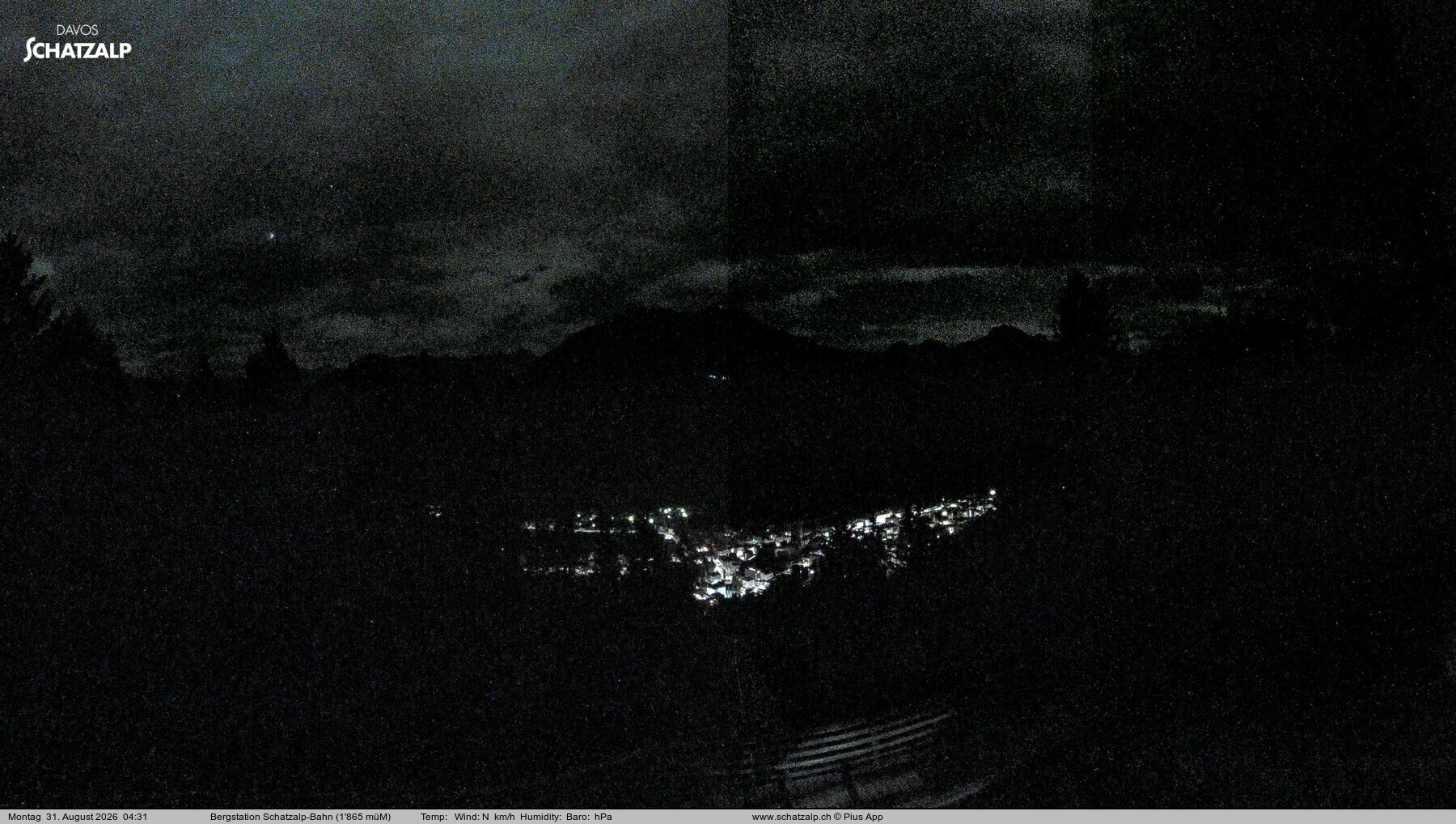 Archived image Webcam at Schatzalp