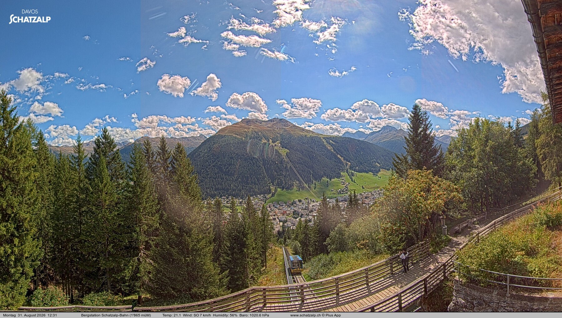 Archived image Webcam at Schatzalp