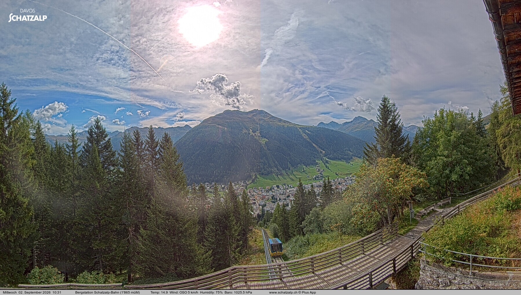 Archiv Foto Webcam Schatzalp