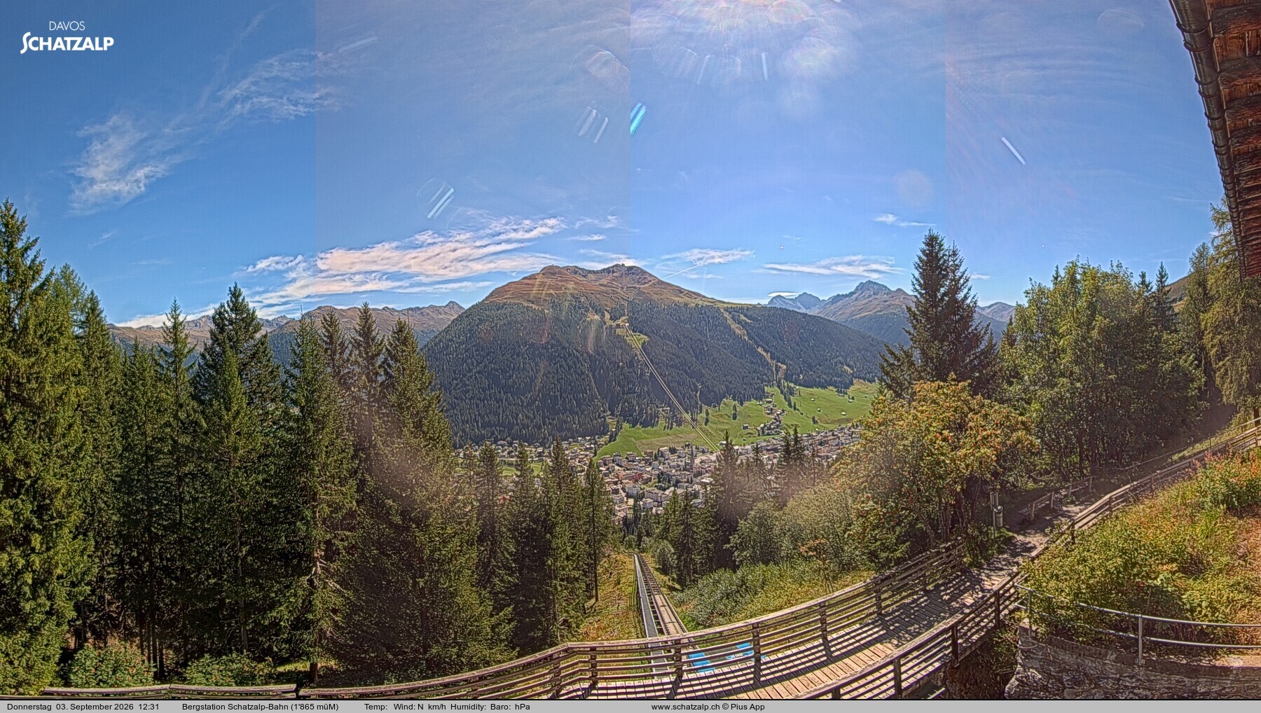 Archiv Foto Webcam Schatzalp