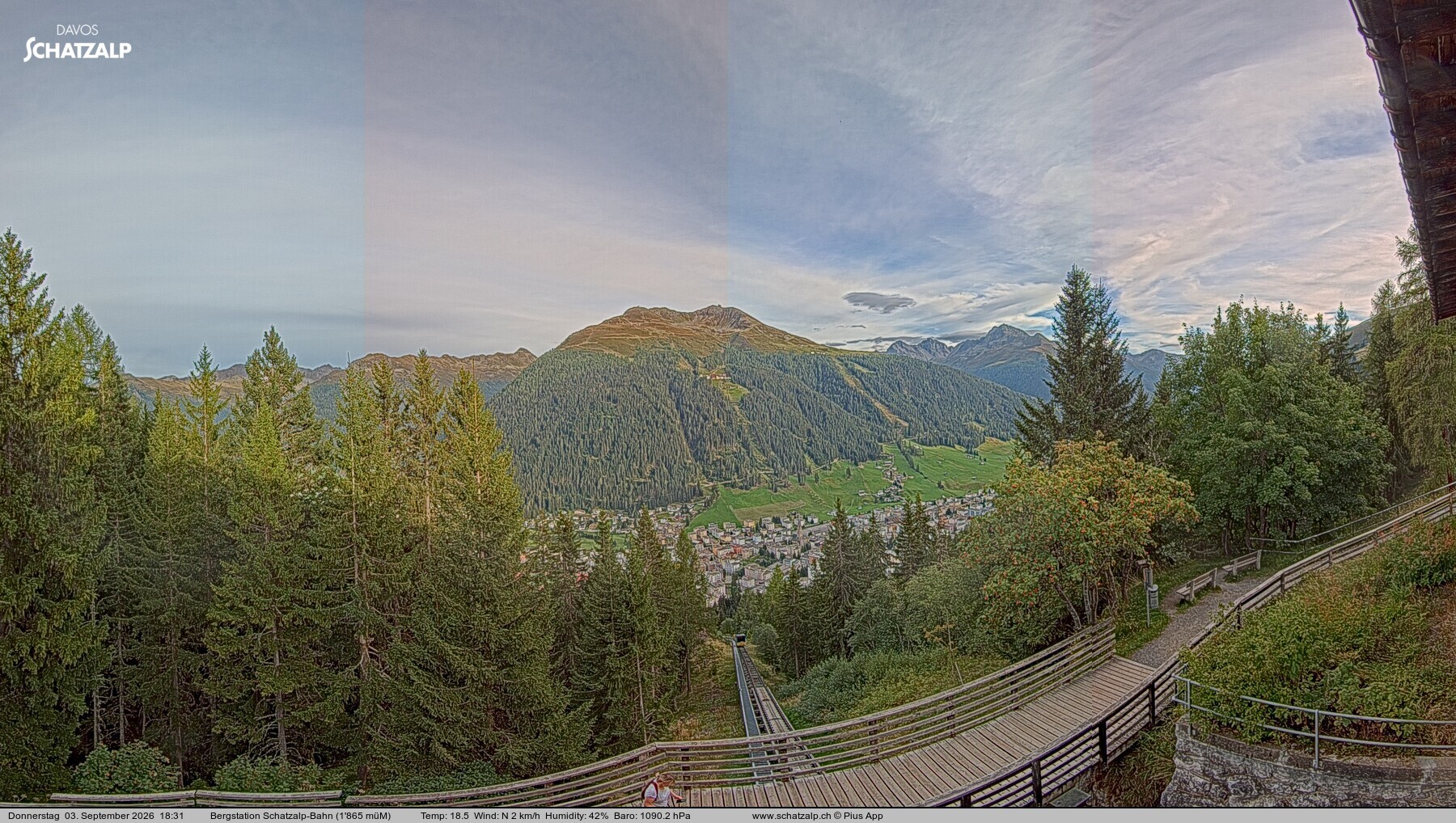 Archiv Foto Webcam Schatzalp