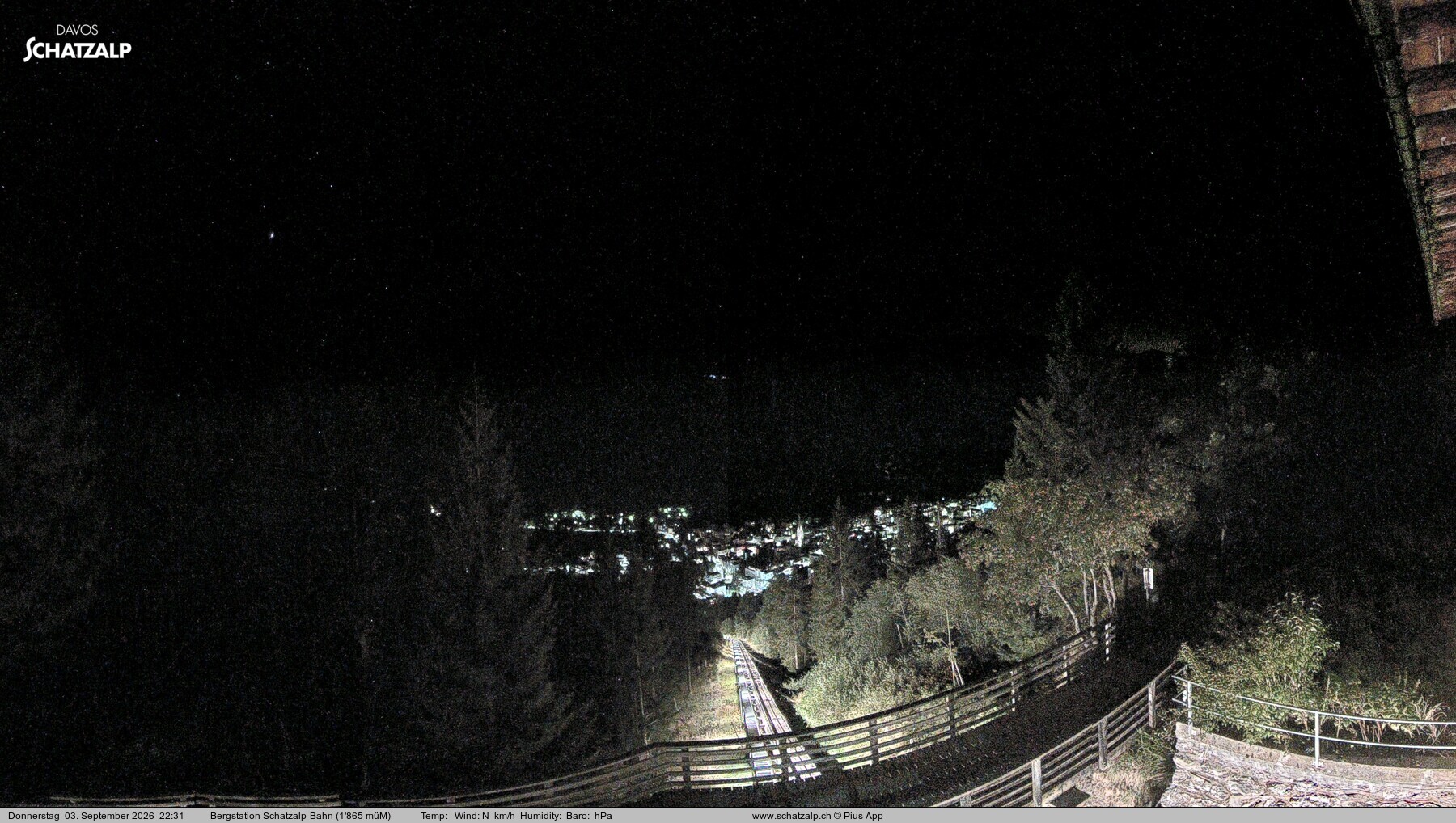Archiv Foto Webcam Schatzalp