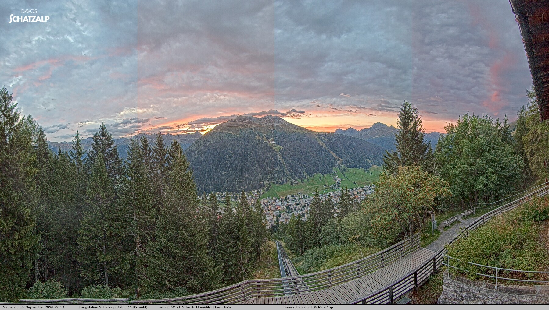 Archiv Foto Webcam Schatzalp