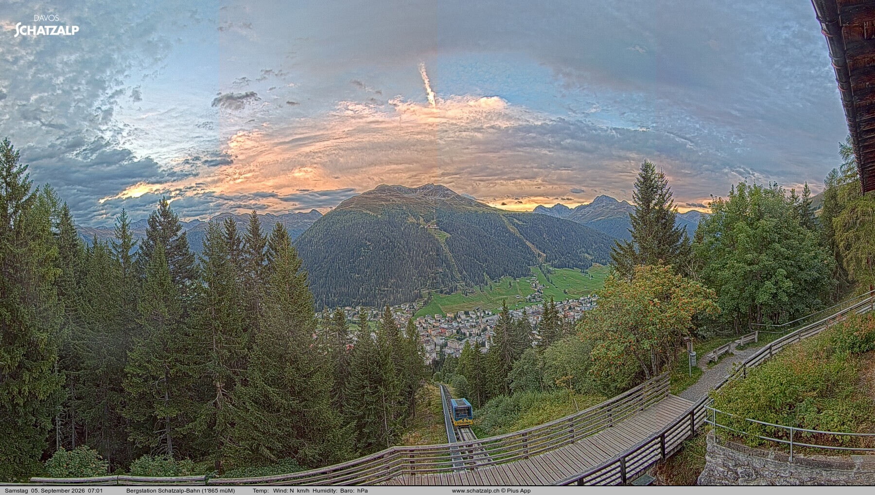 Archiv Foto Webcam Schatzalp