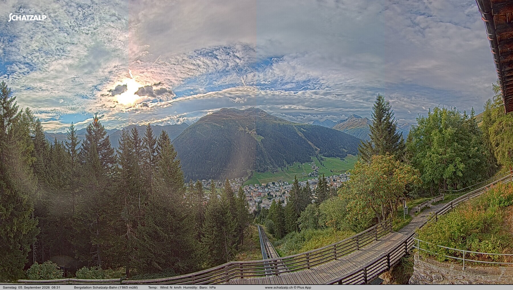 Archiv Foto Webcam Schatzalp