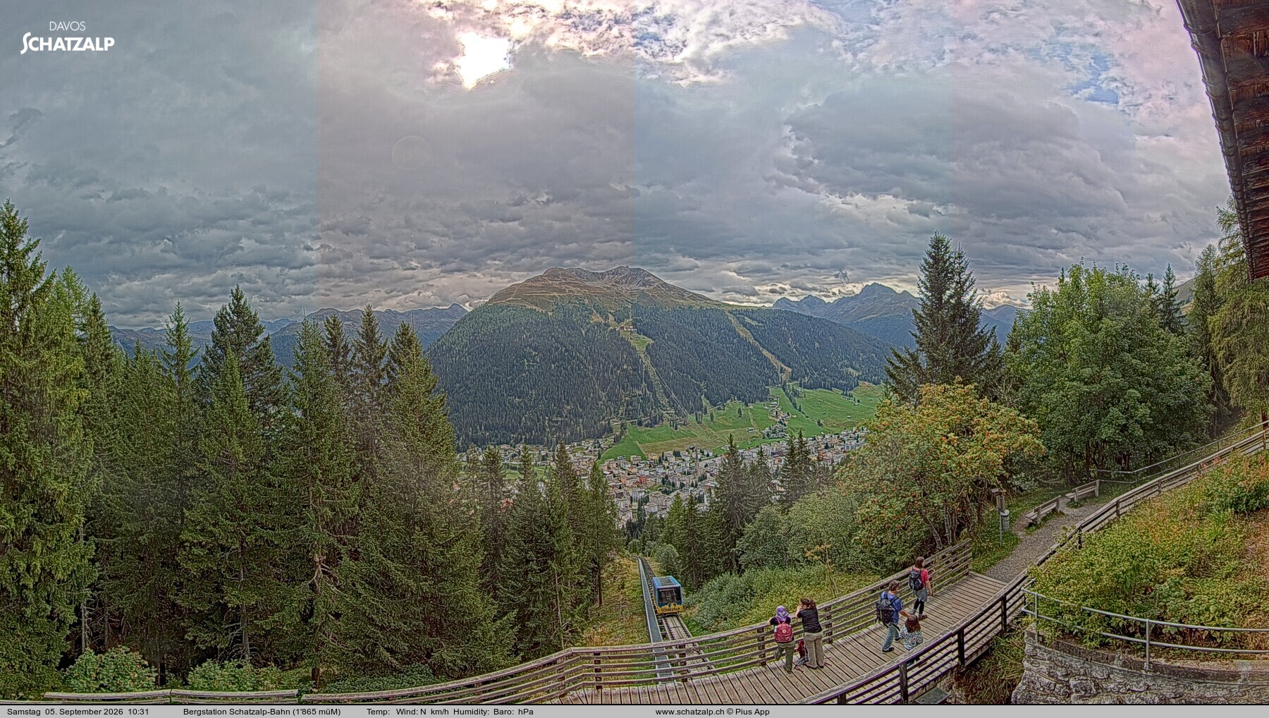 Archiv Foto Webcam Schatzalp