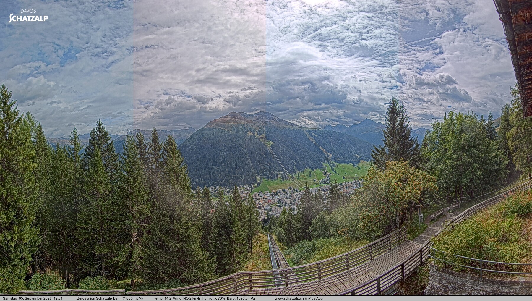 Archiv Foto Webcam Schatzalp