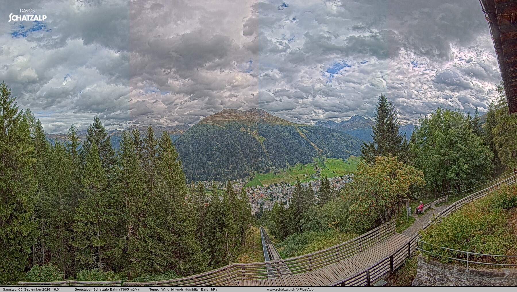 Archiv Foto Webcam Schatzalp
