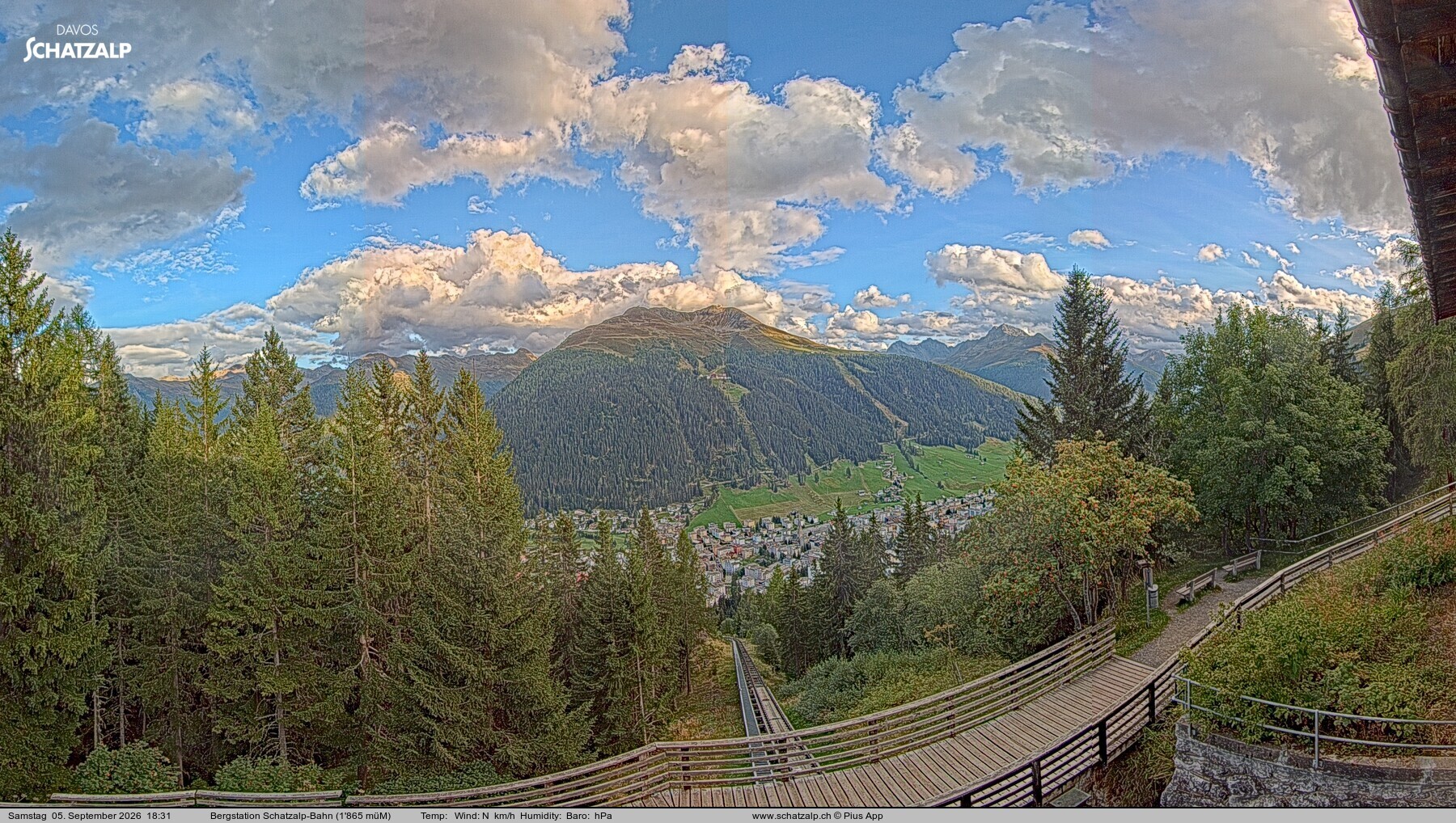 Archiv Foto Webcam Schatzalp