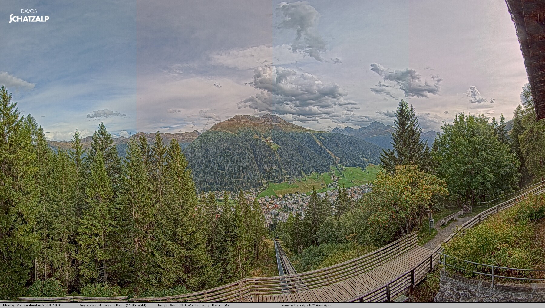 Archiv Foto Webcam Schatzalp