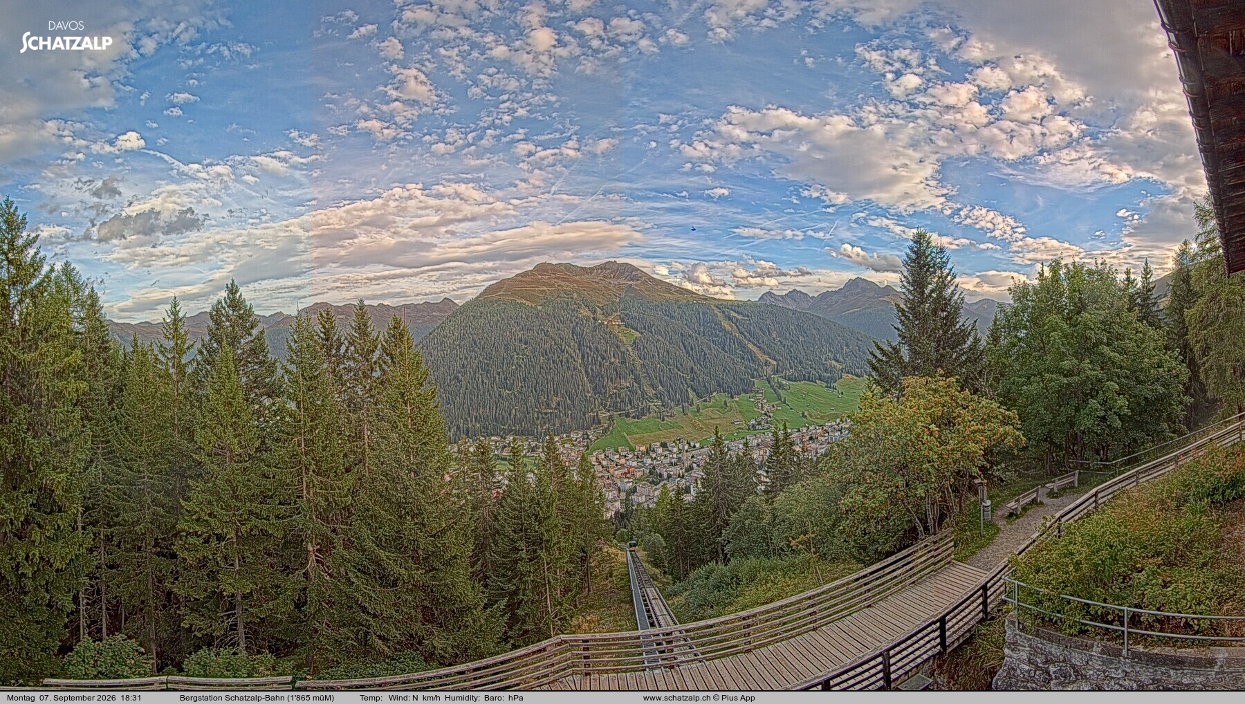 Archiv Foto Webcam Schatzalp