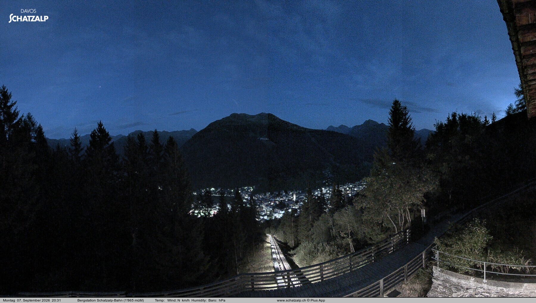 Archiv Foto Webcam Schatzalp
