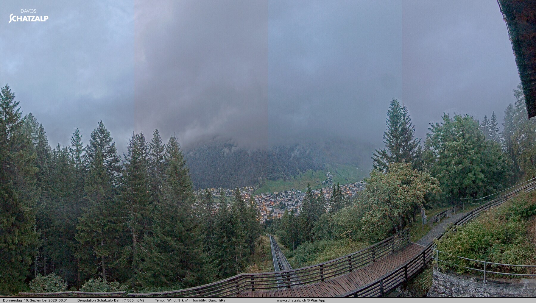 Archiv Foto Webcam Schatzalp
