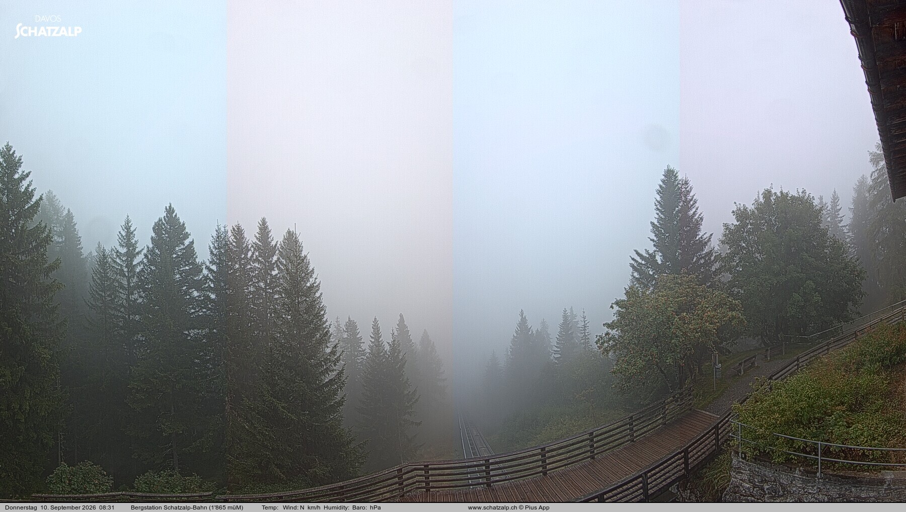 Archiv Foto Webcam Schatzalp