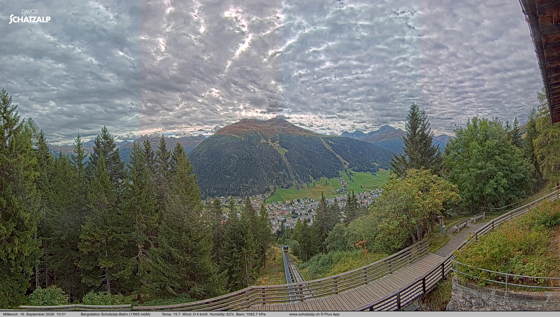 Archiv Foto Webcam Schatzalp
