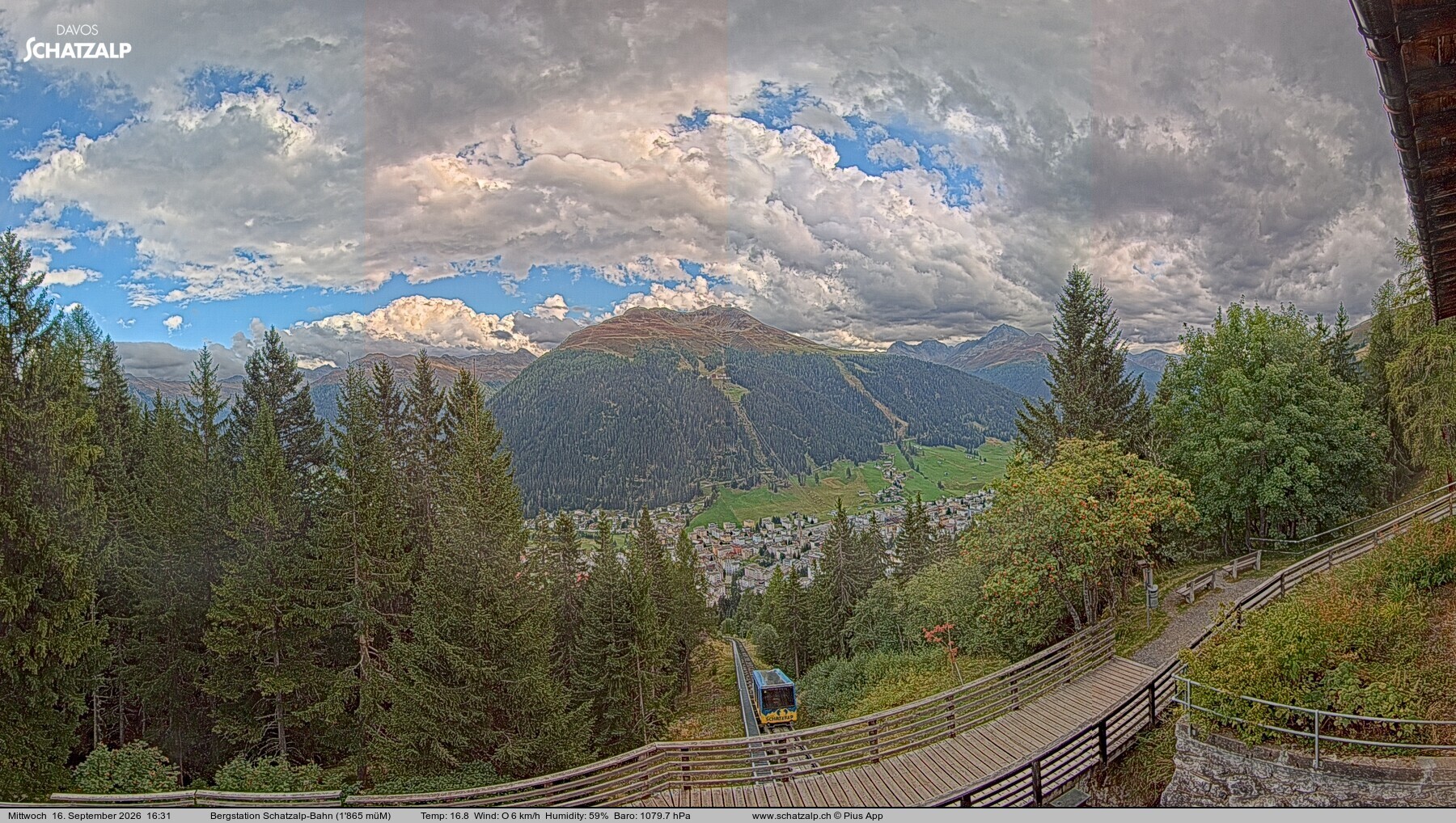 Archiv Foto Webcam Schatzalp